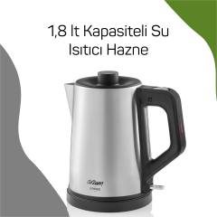 Arzum AR3129 Deminde Çay Makinesi Çaycı - Inox