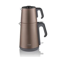 Arzum AR3080-T Çay Sefası Toprak 1650 W Çelik Çay Makinesi (Çaycı)